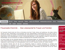 Tablet Screenshot of frauenseite-chemnitz.de